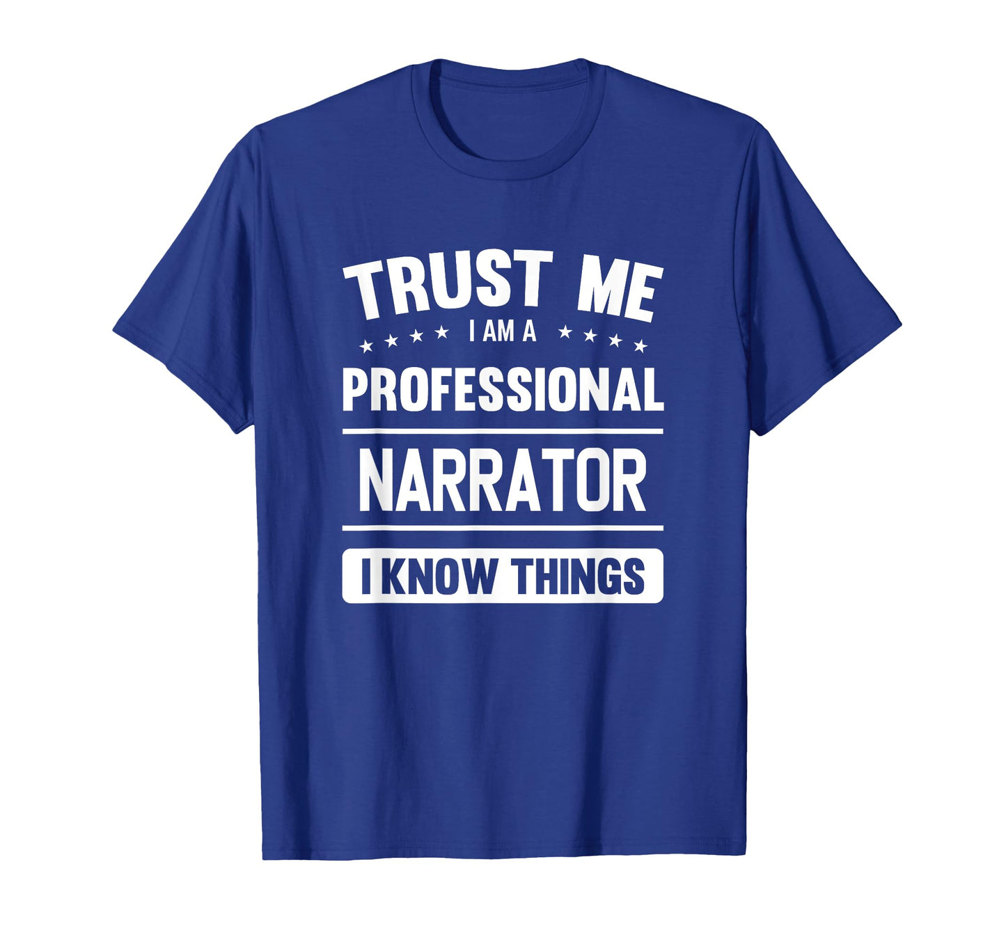 Narrator Ideas For Narrators Professional Narrators T-Shirt - Black, Small - Unisex-Adults
