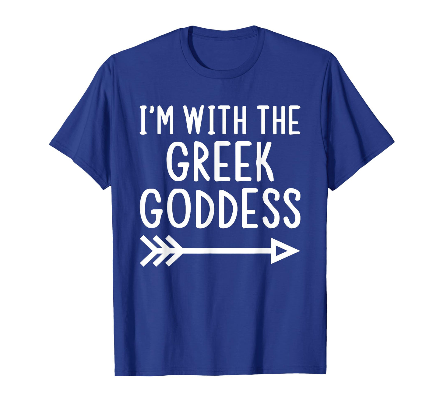 I'm With The Greek Goddess Funny Matching Halloween Costume T-Shirt