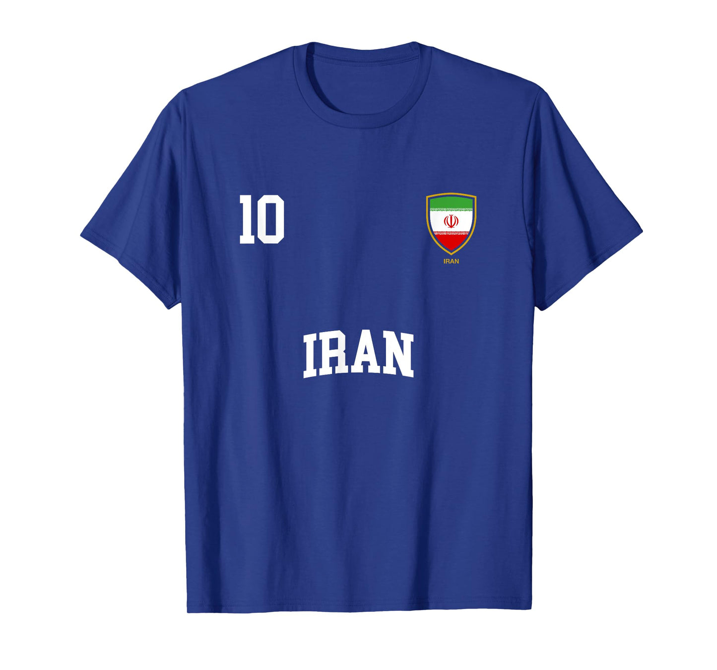 Iran T-Shirt 10 Iranian Flag Soccer Team Football Shirt