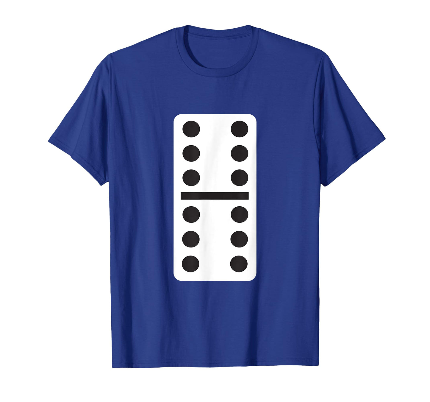 Double Six Dominoes Halloween Costume 6 Domino Game T-Shirt