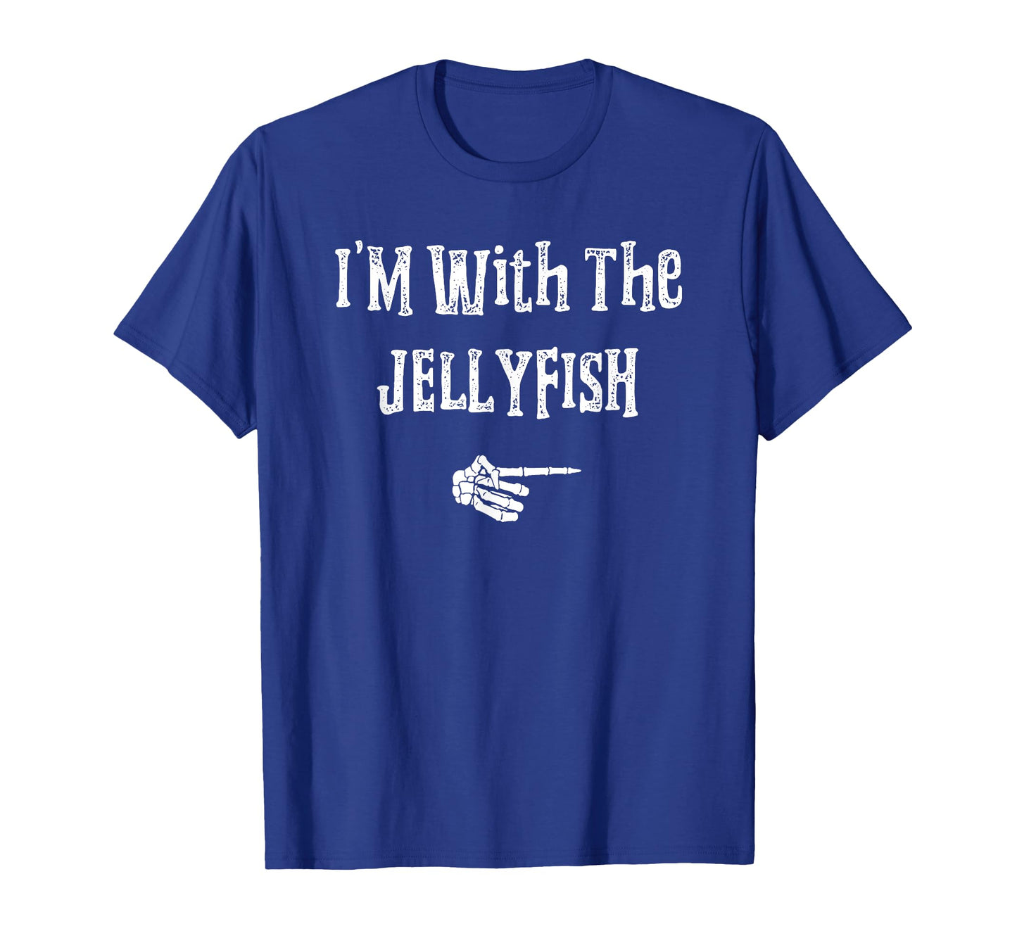I'm with Jellyfish Halloween Costume Funny Couples Matching T-Shirt