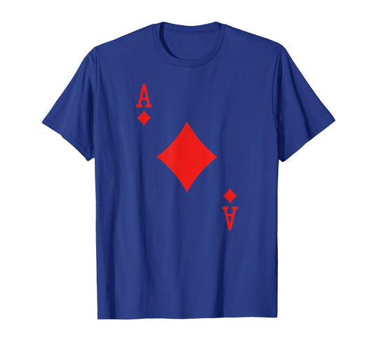 Poker Card Ace Of Diamonds Halloween Costume T-Shirt