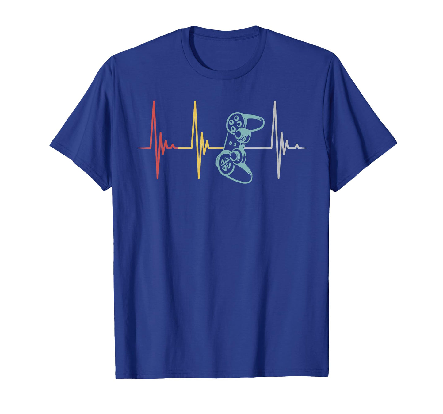 Gamer Heartbeat Controller For Nerd Multiplayer Gaming T-Shirt