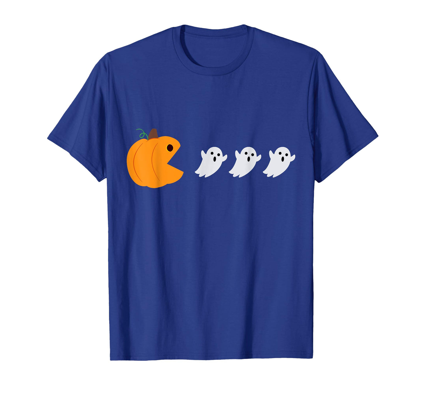 Pumpkin Ghost Retro Video Game Costume Funny Halloween Gifts T-Shirt