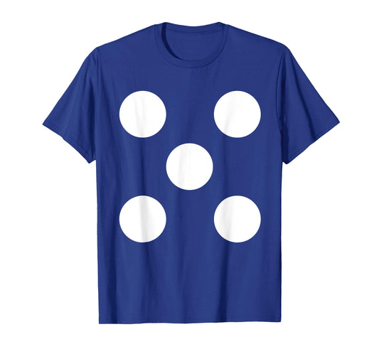 Human Dice Number 5 Group Matching Halloween Costume Family T-Shirt