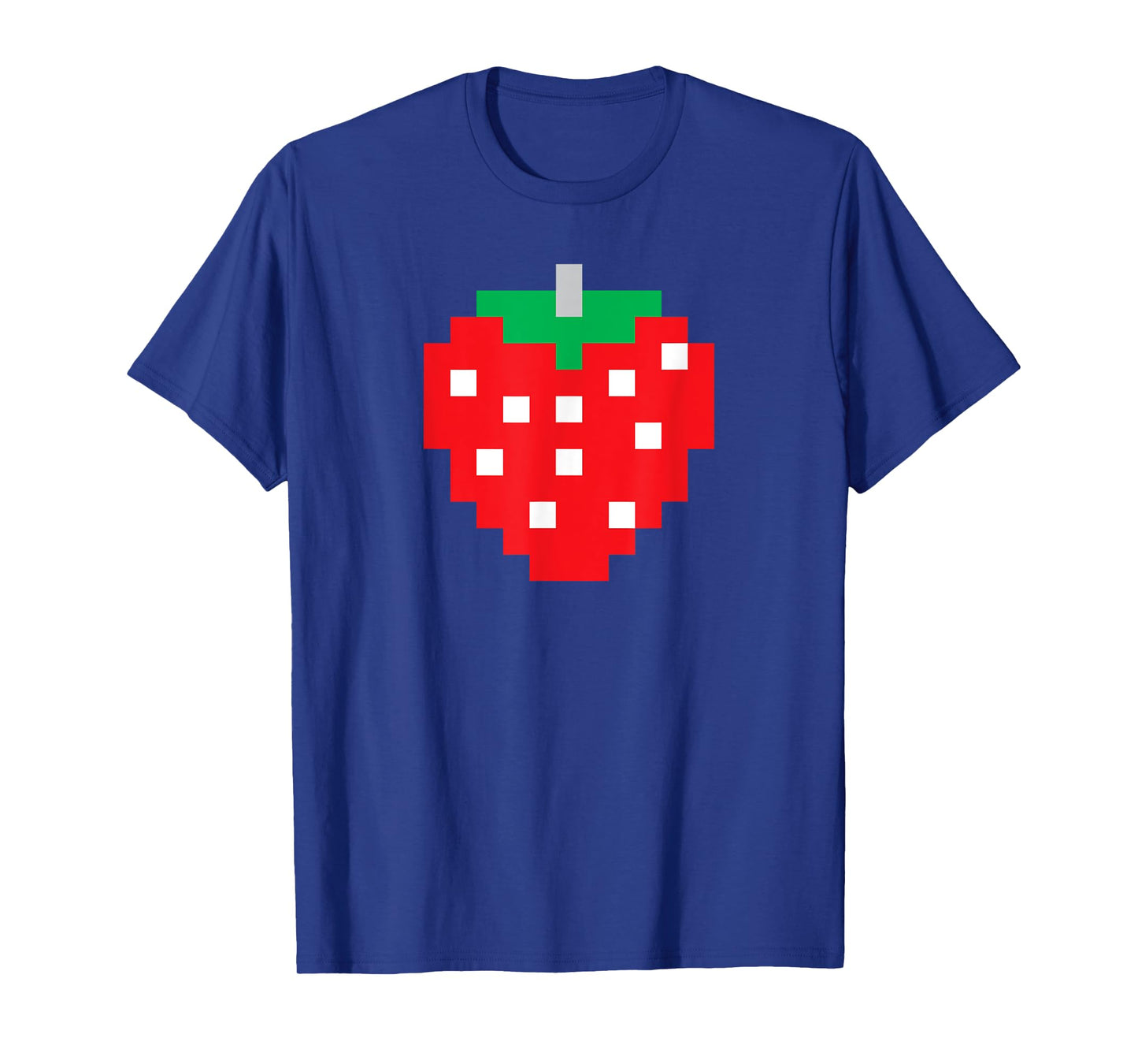 Pixel Strawberry 80s Video Game Halloween Costume T-Shirt