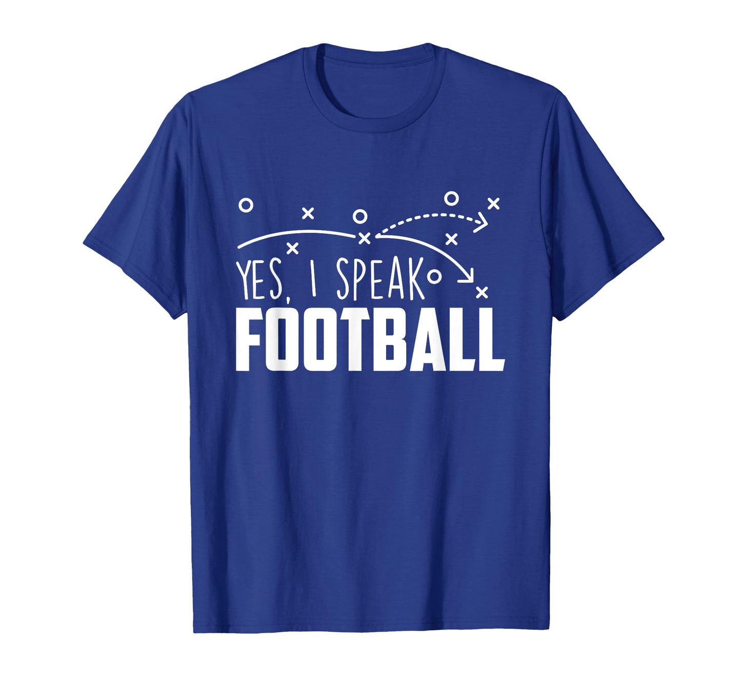 Yes I Speak Football - Sports Sunday Game Lover Quarterbacks T-Shirt