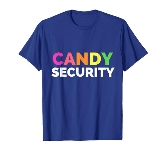 Funny Candy Security Halloween Costume T-Shirt