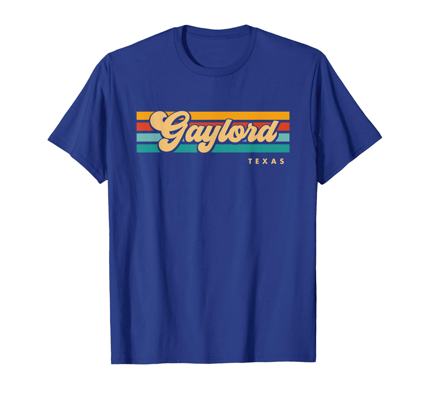 Vintage Sunset Stripes Gaylord, Texas T-Shirt