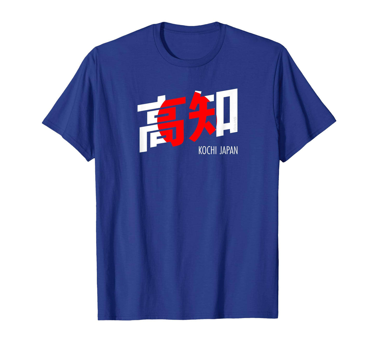 Kochi Japan City Kanji Word Japanese Flag T-Shirt