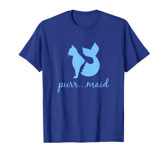 Purrmaid - Funny Cat Lady Mermaid Feline Lover T-Shirt