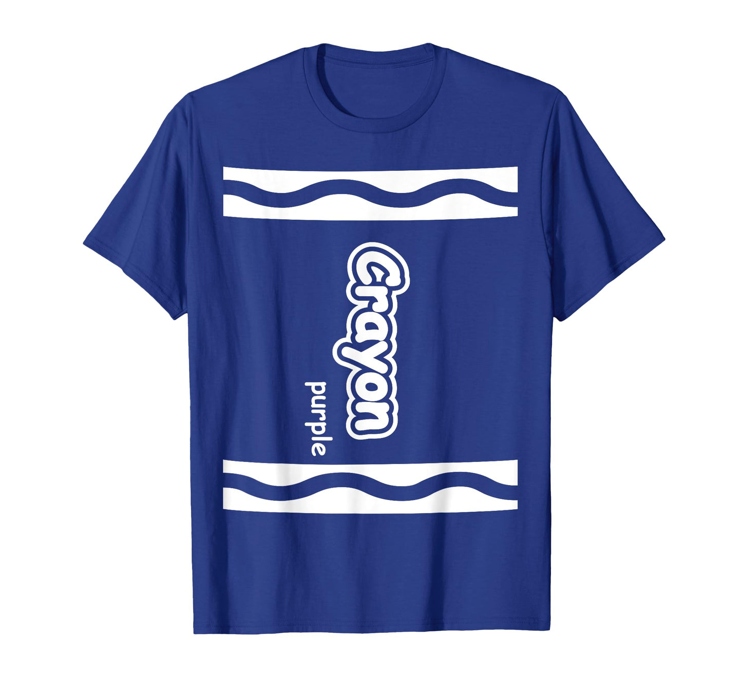 Purple Crayon Easy Halloween Costume Cute T-Shirt (Dark) T-Shirt