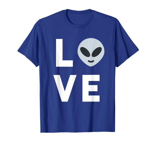 Cute Alien Face T-Shirt | I Love Aliens UFO Kids Gift Ideas T-Shirt