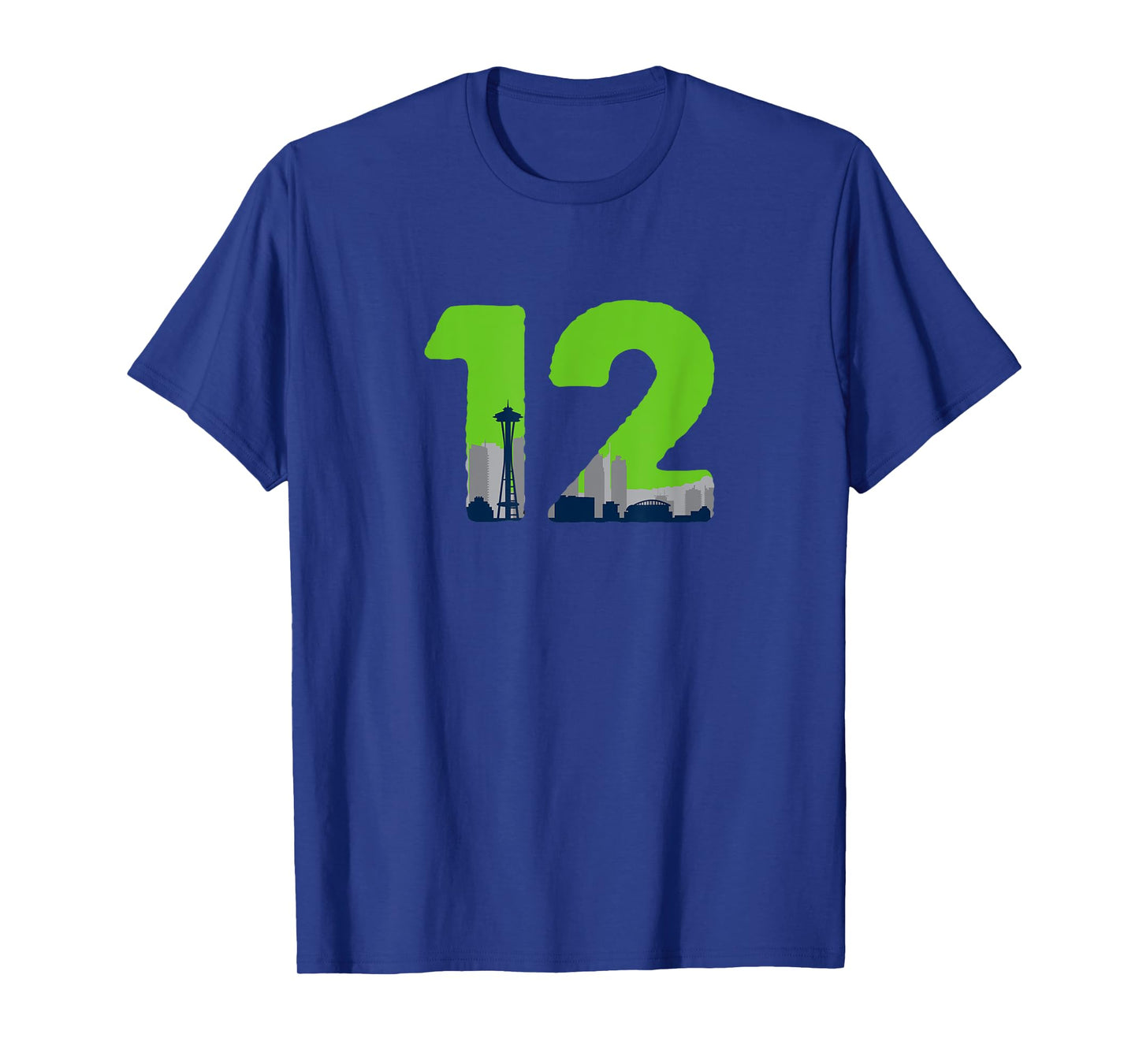 12 Seattle Sports Fan Skyline T-Shirt T-Shirt