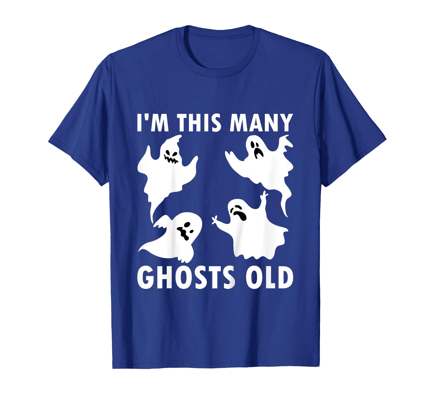Kids 4 Year Old Boy Ghost Old 4th Birthday Kids T-Shirt