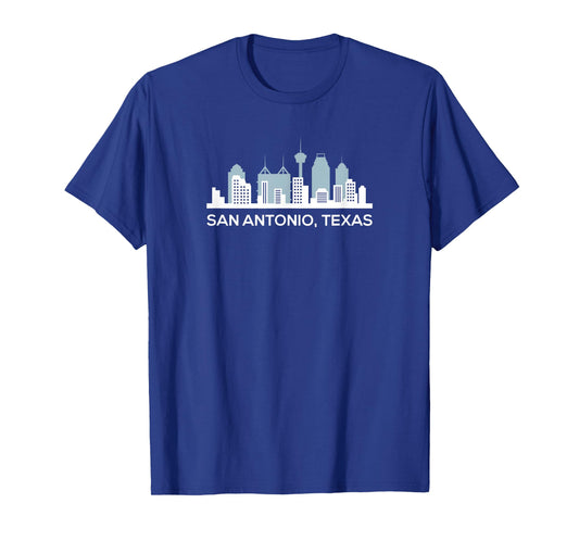 San Antonio Texas Skyline Design for proud San Antonian T-Shirt