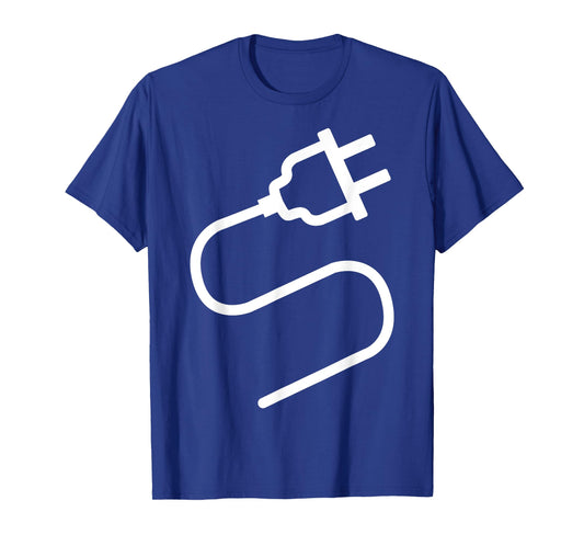 Couple Plug Socket Matching Costume Funny Halloween Gifts T-Shirt