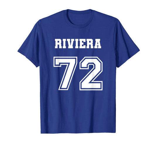 Jersey Style Riviera 72 1972 Classic Lowrider Car T-Shirt