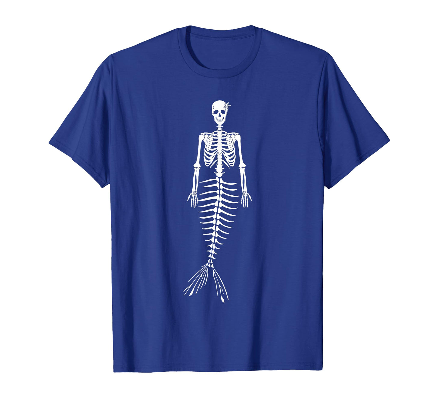 Halloween Skeletal Mermaid Skeleton Gothic Men Women Kids T-Shirt