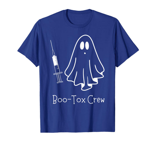 Ghost BOO-Tox Crew Nurse Injector Halloween Filler Botox T-Shirt
