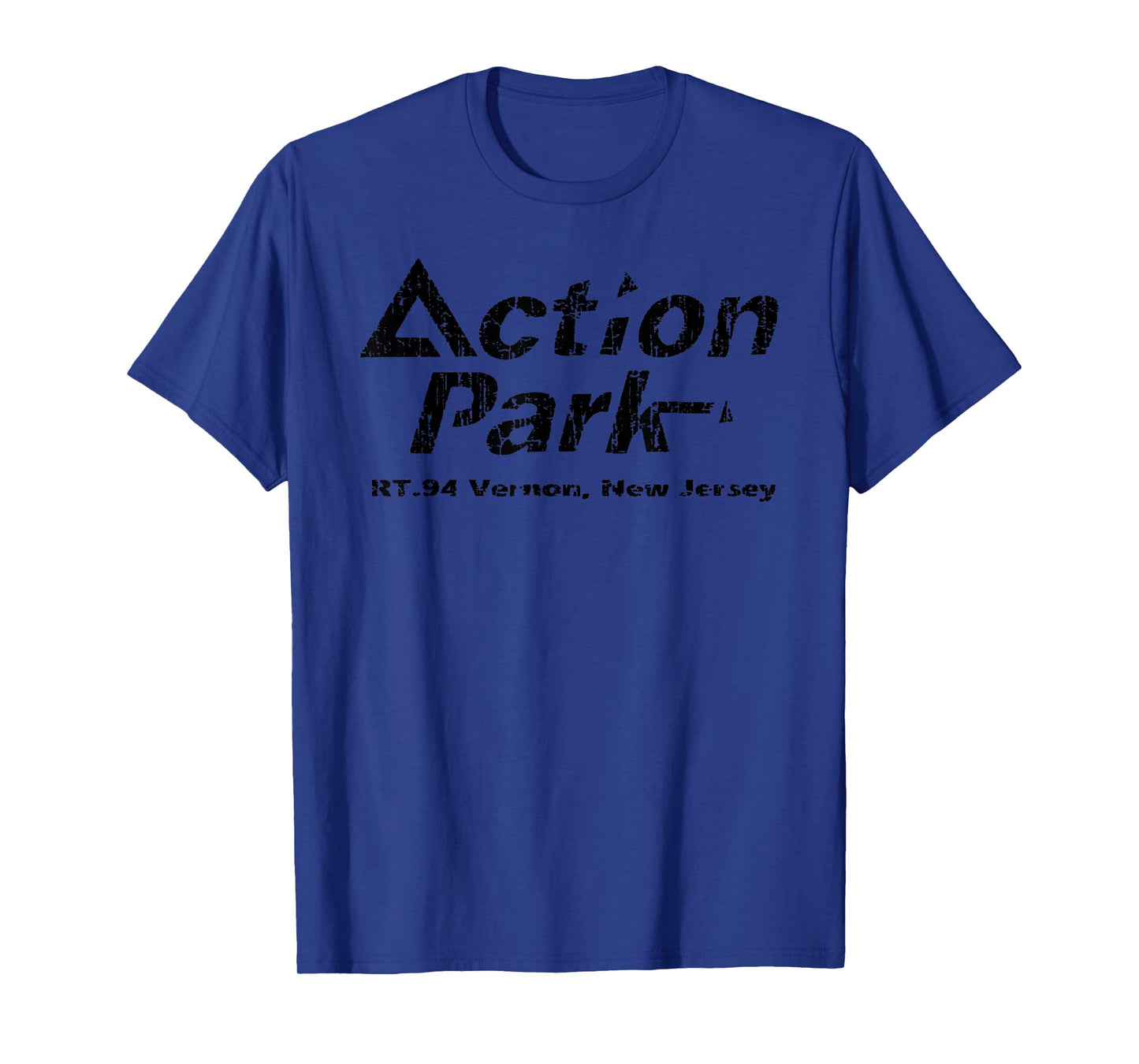 Action Park New Jersey Funny Actions Park New Jersey 1978 Vintage Grey Cotton Blend Classic Fit T-Shirt
