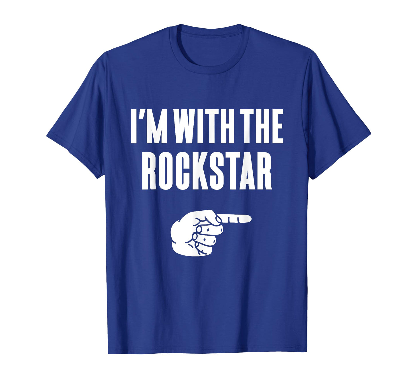 I'm With The Rockstar Funny Halloween Couple Costume Gift T-Shirt
