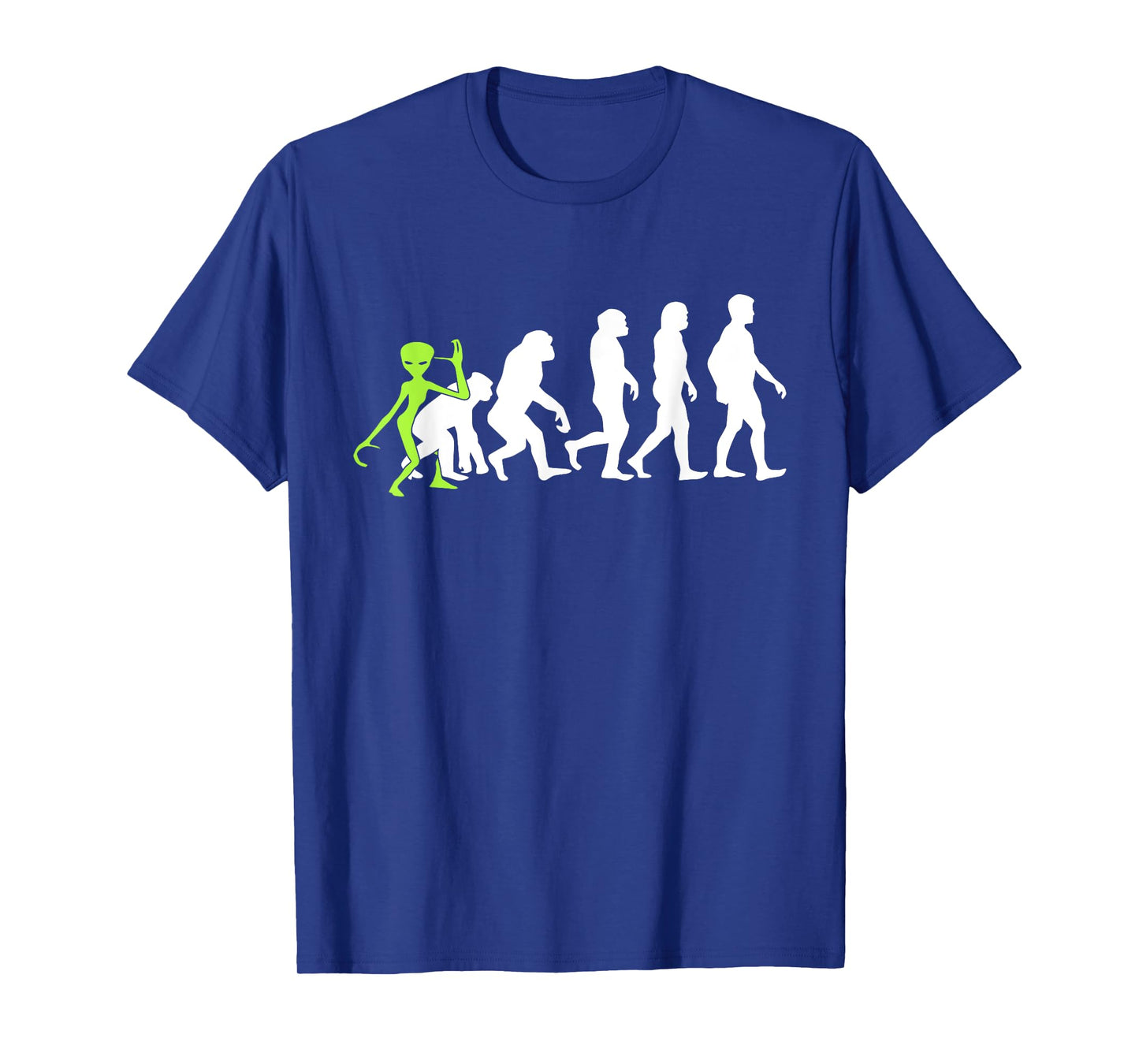 ALIENATIONS: Human Evolution Alien Graphic T-Shirt