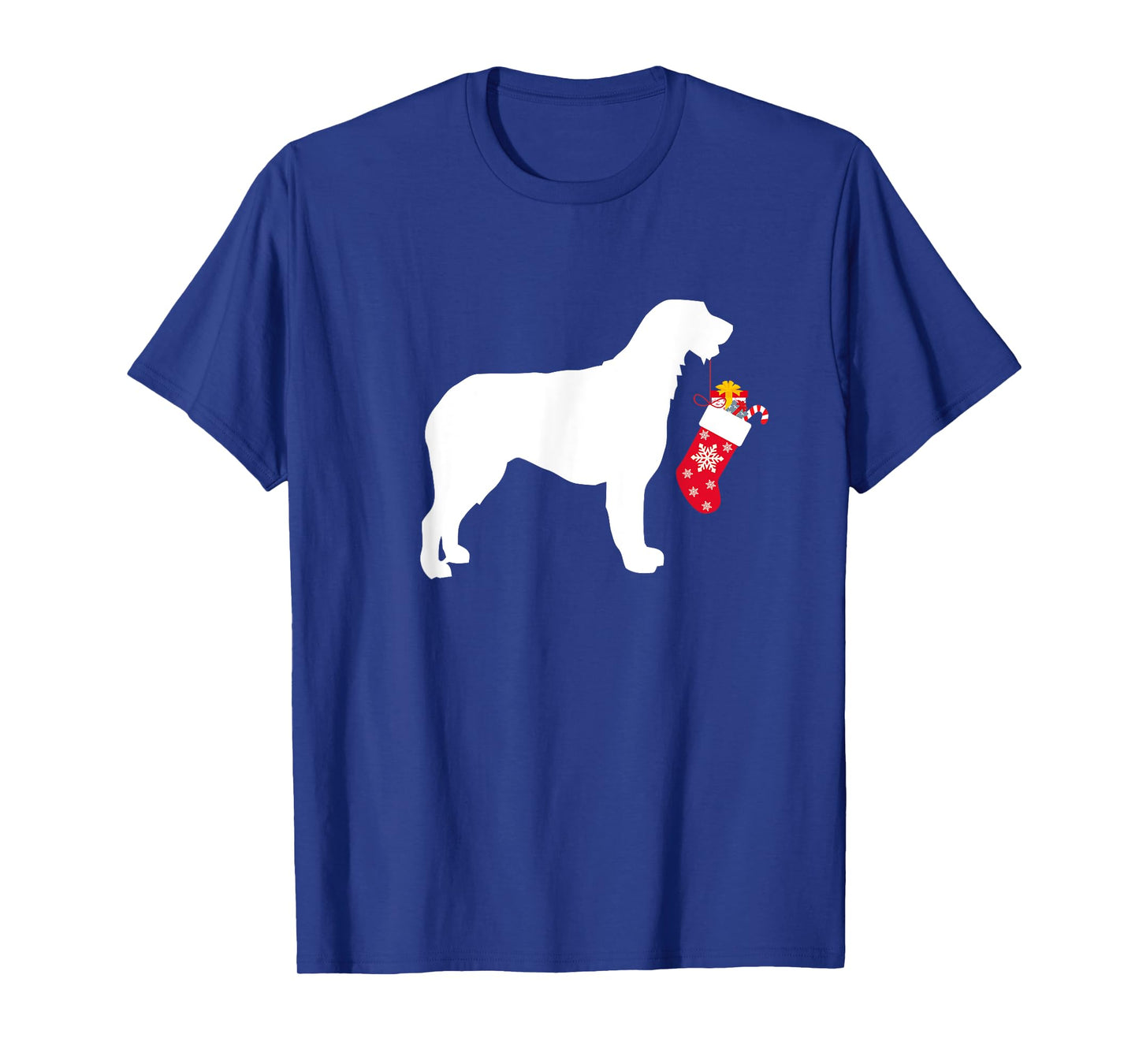 Irish Wolfhound Christmas Stocking Stuffer Dog T-Shirt T-Shirt