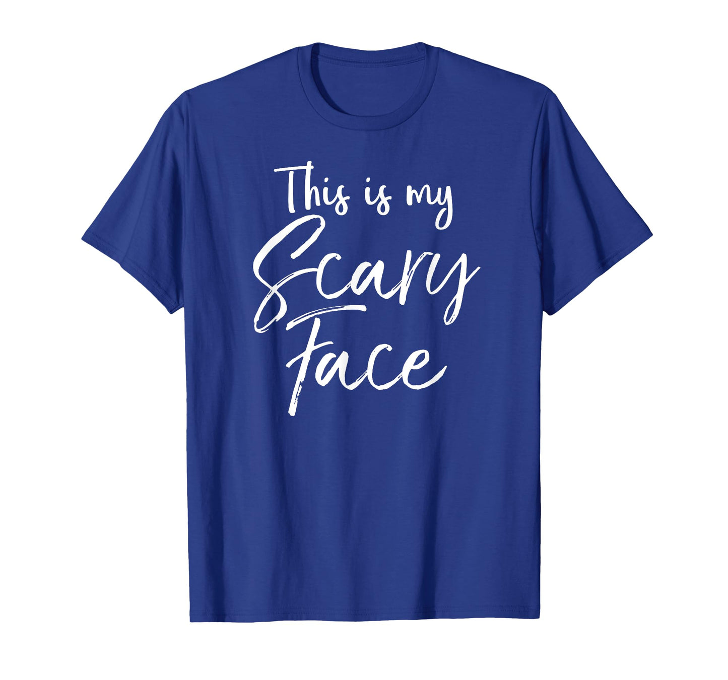 This is My Scary Face Shirt Funny Ironic Halloween Tshirt