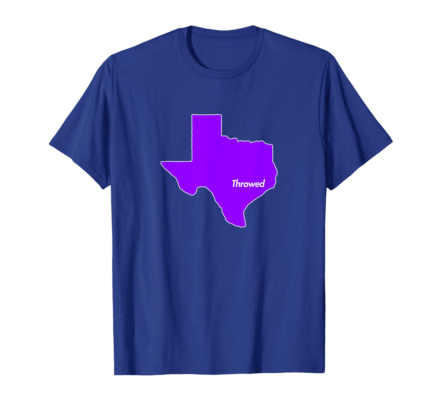 Throwed Houston Purple Texas State TX Lean Screw Chopped T-Shirt