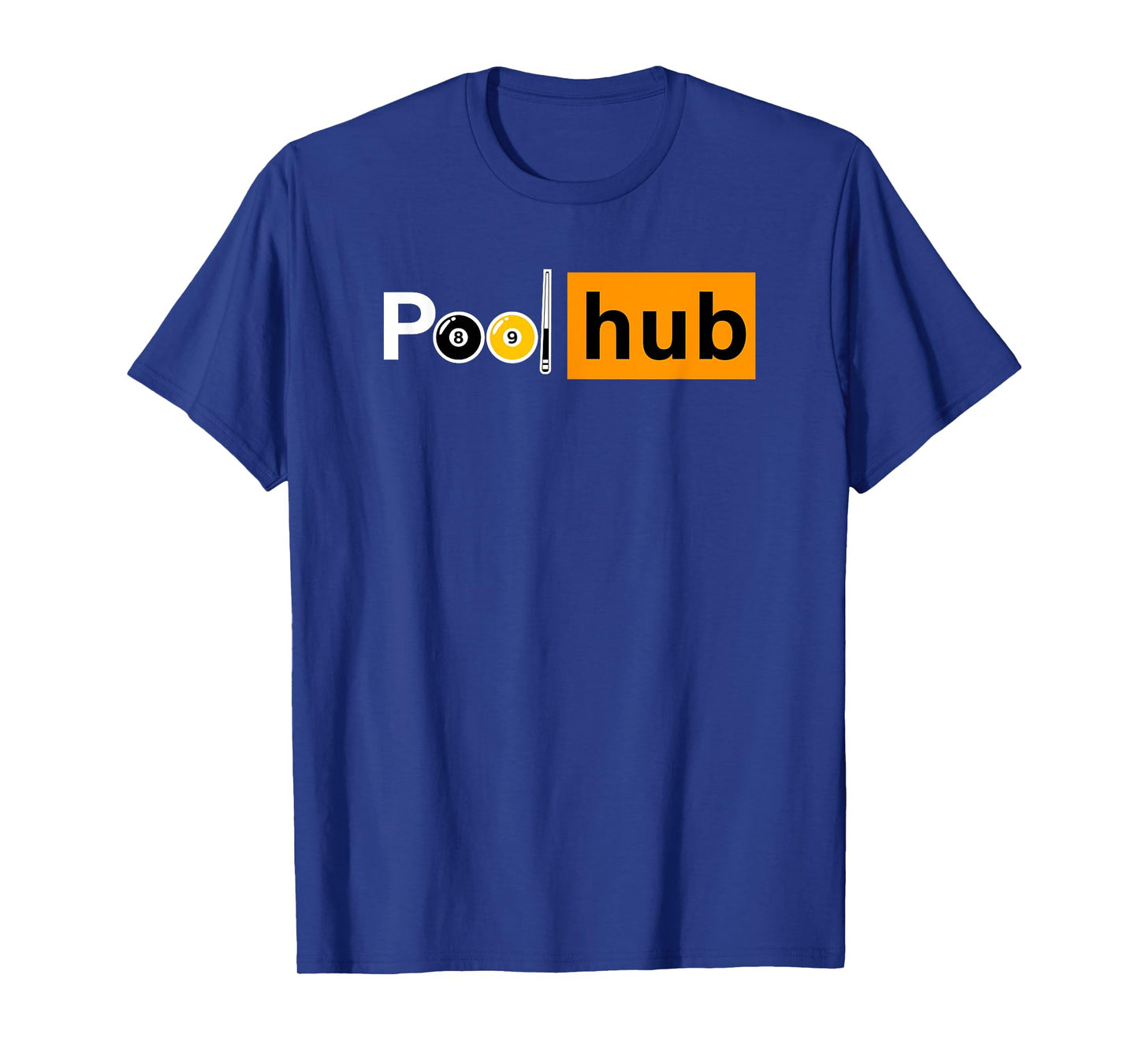 Funny Billiards Game - Pool Hub - Billiard Balls & Cue Stick T-Shirt
