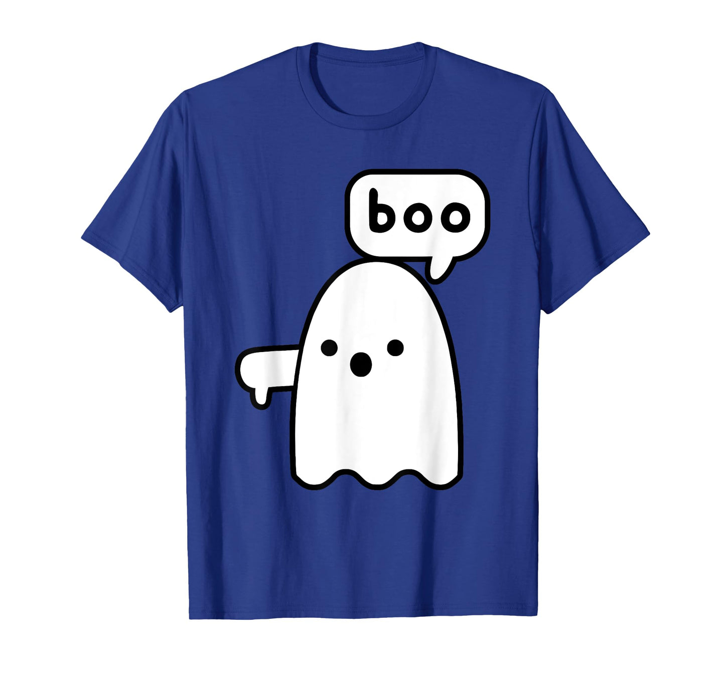 Thumbs Down Ghost Screaming Boo Disapproval Ghost halloween T-Shirt