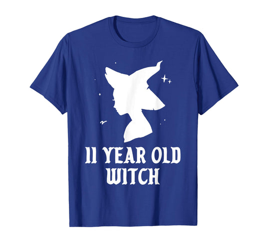 11 Year Old Witch Birthday Party Theme Halloween Costume T-Shirt
