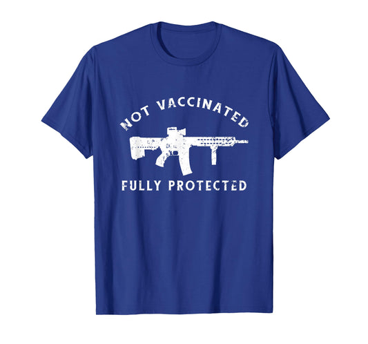 I Identify As Vaccinated Woke Anti-Vax Tees Anti Vaccine Not Vaccinated Fully Protected 2A Anti Vax T-Shirt