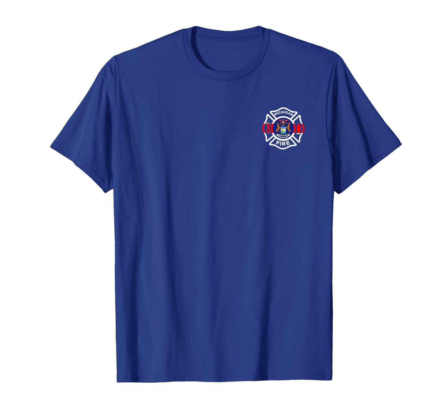 Michigan Fire Department T-Shirt Firefighters Firemen T-Shirt