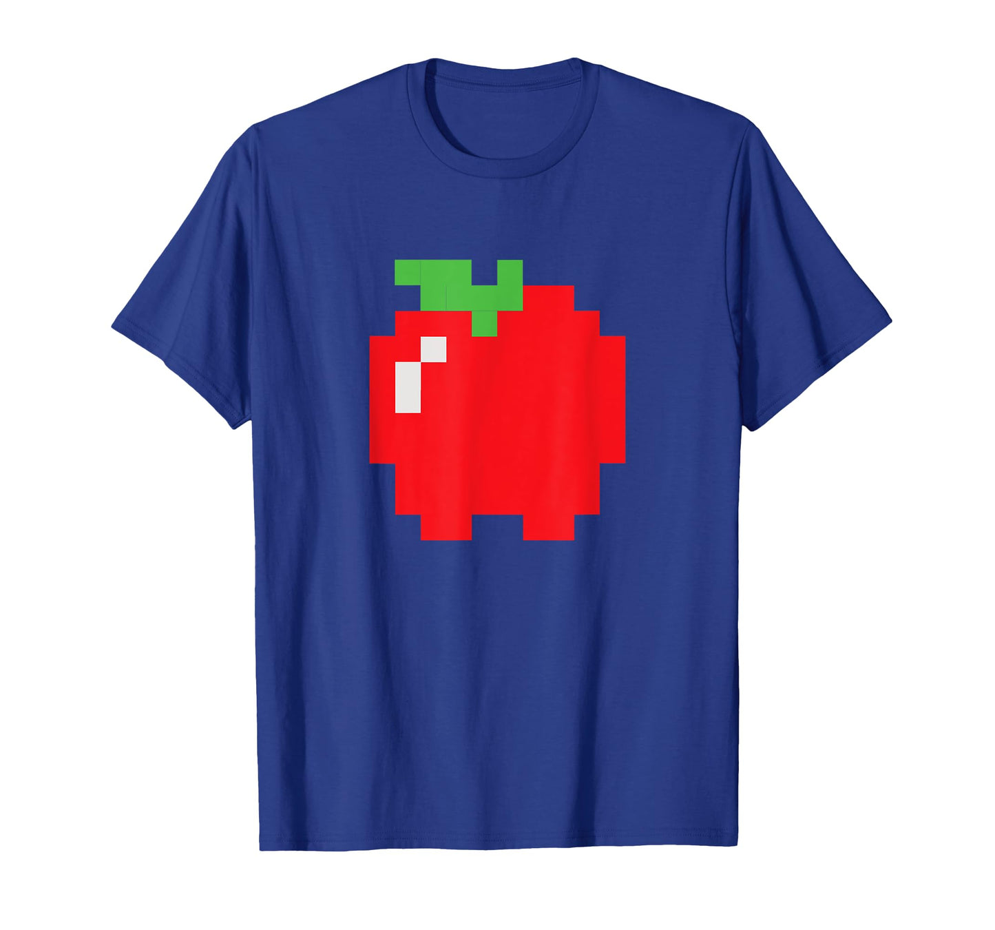 Pixel Apple 80s Video Game Halloween Group Costume T-Shirt