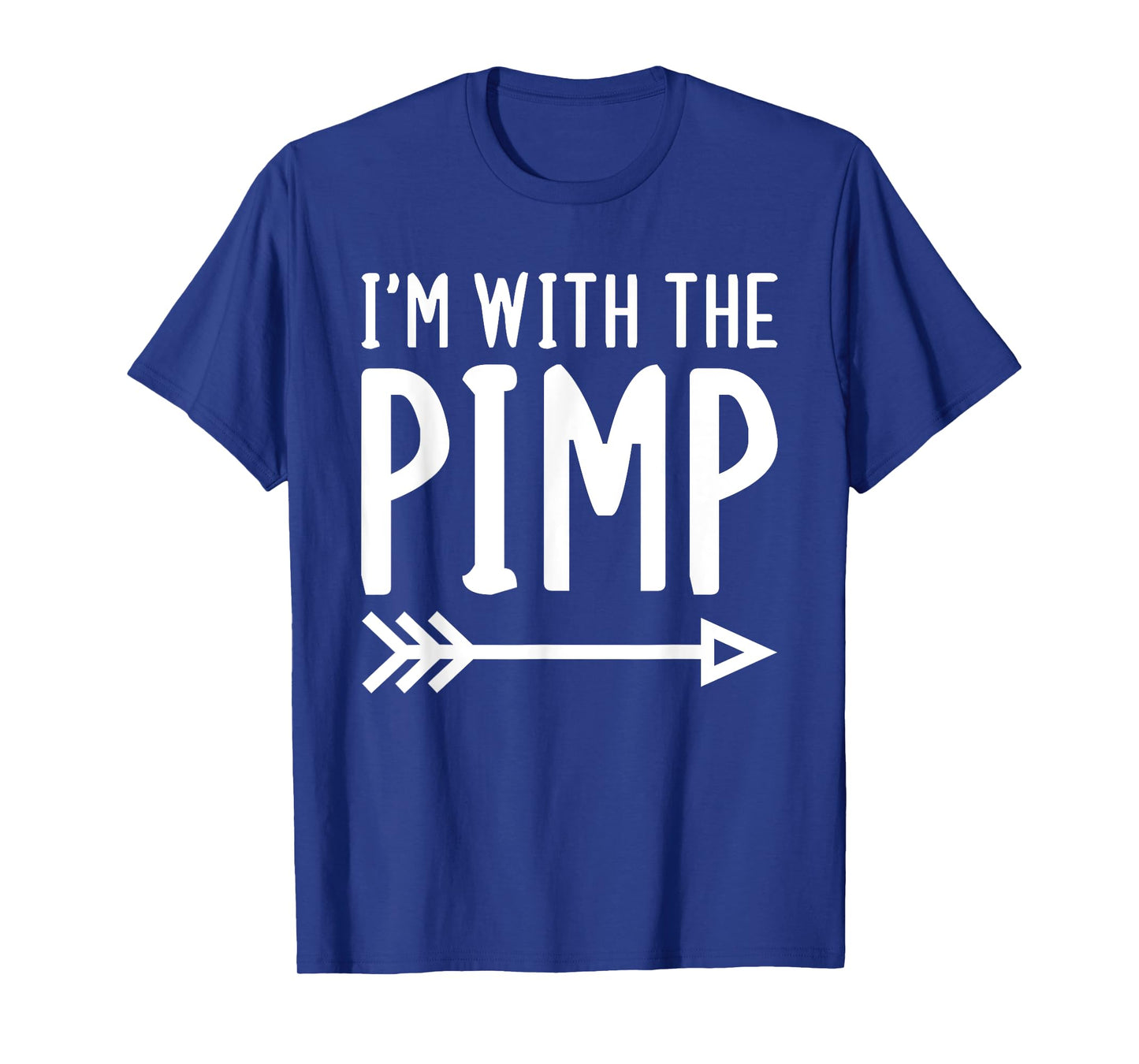 I'm With The Pimp Funny Matching Halloween Couple Costume T-Shirt