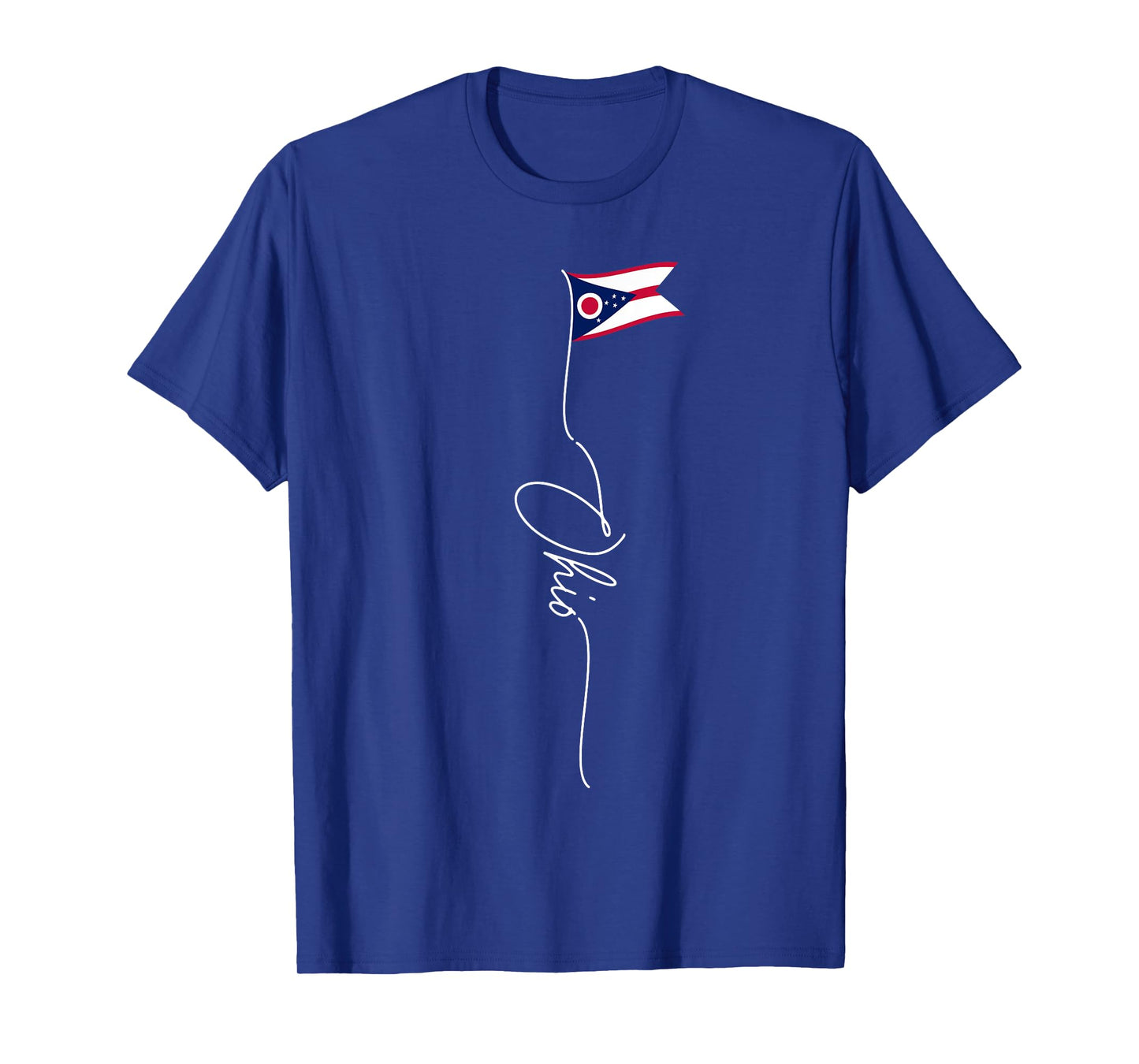 Ohio State Flag, Ohio Patriotic Signature Flag T-Shirt