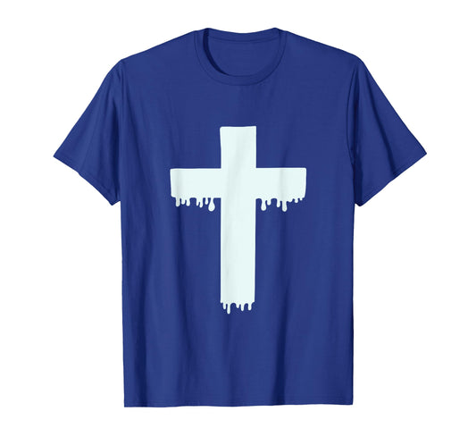 Kawaii Pastel Drippy Cross, Gurokaw Japanese Goth Aesthetic T-Shirt