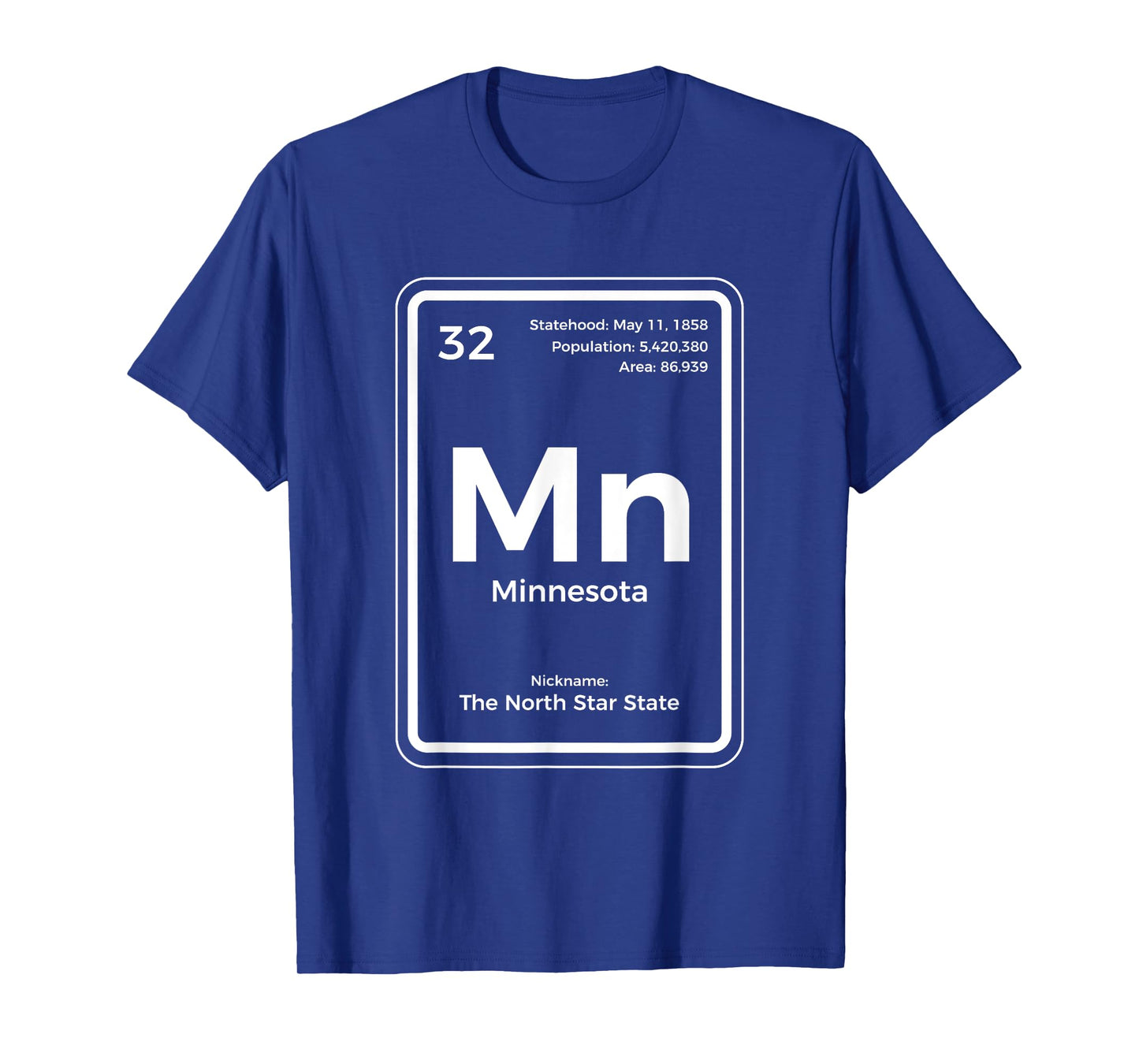 Minnesota Shirt Periodic Table North Star State T-Shirt