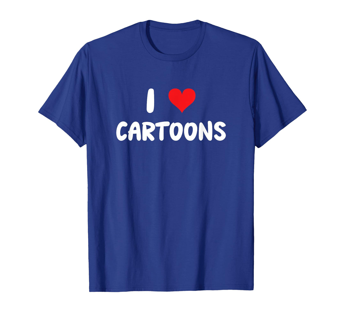 I Love Cartoons - Heart - Artist Comic Strip Newspaper T-Shirt