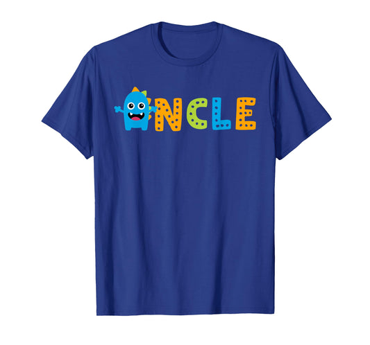 Uncle of the Birthday Monster 1st Birthday Family T-Shirt