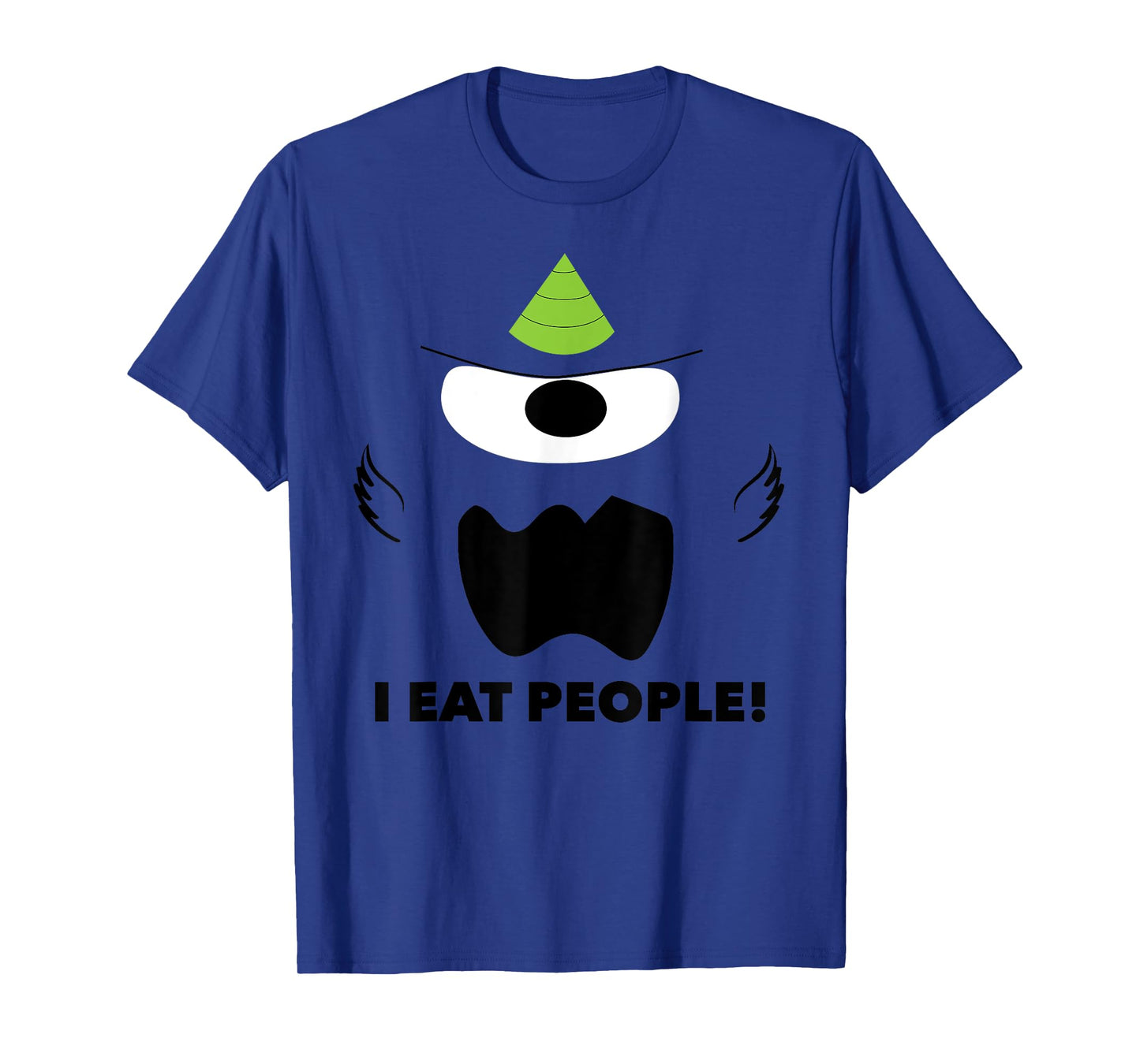 One Eyed One Horned People Eater Simple Minimalist Costume T-Shirt
