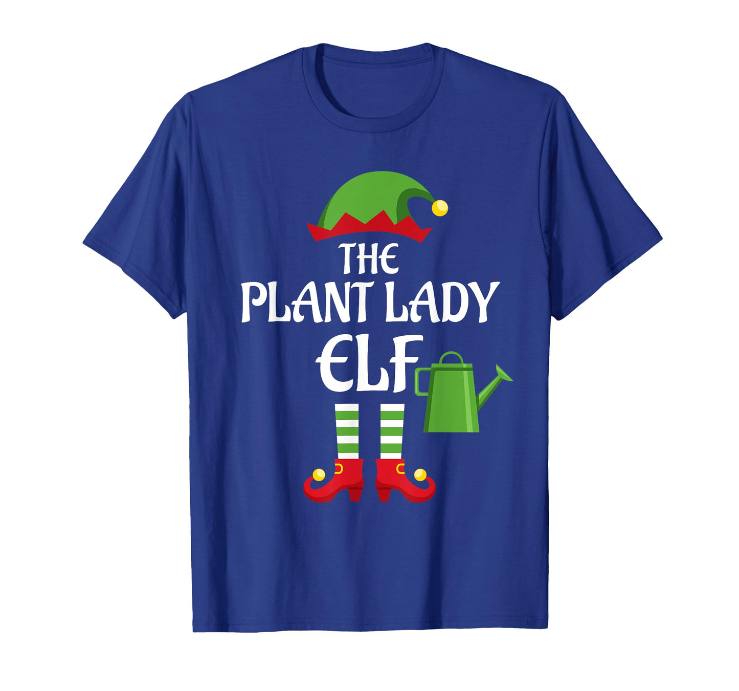 Plant Lady Elf Family Matching Group Christmas T-Shirt