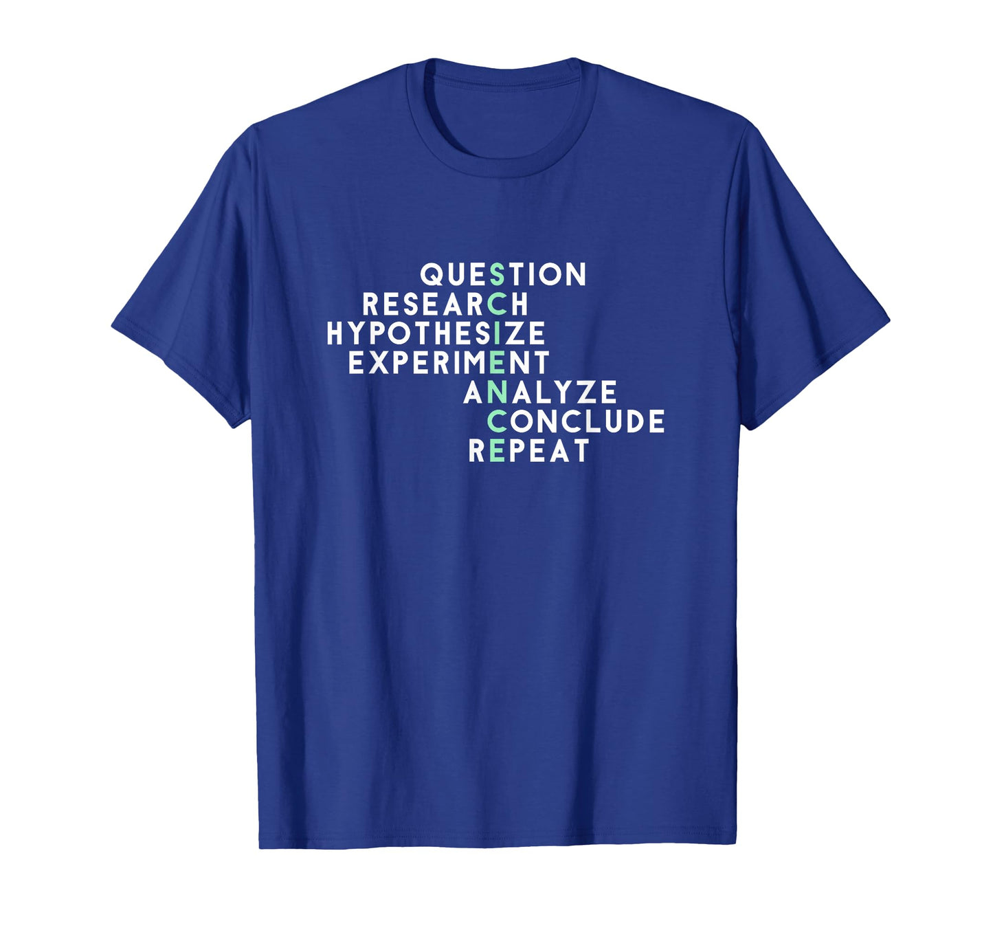 Acrostic Scientific Method Research Experiment Science T-Shirt
