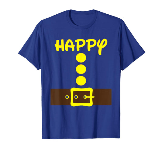 Dwarf Easy Halloween Men Women Kids Group Costume Matching T-Shirt