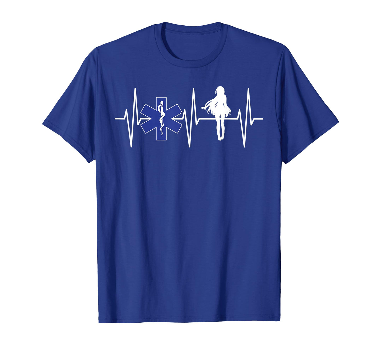 EMS Shirt Anime Lover EMT Paramedic Heartbeat Anime T-Shirt