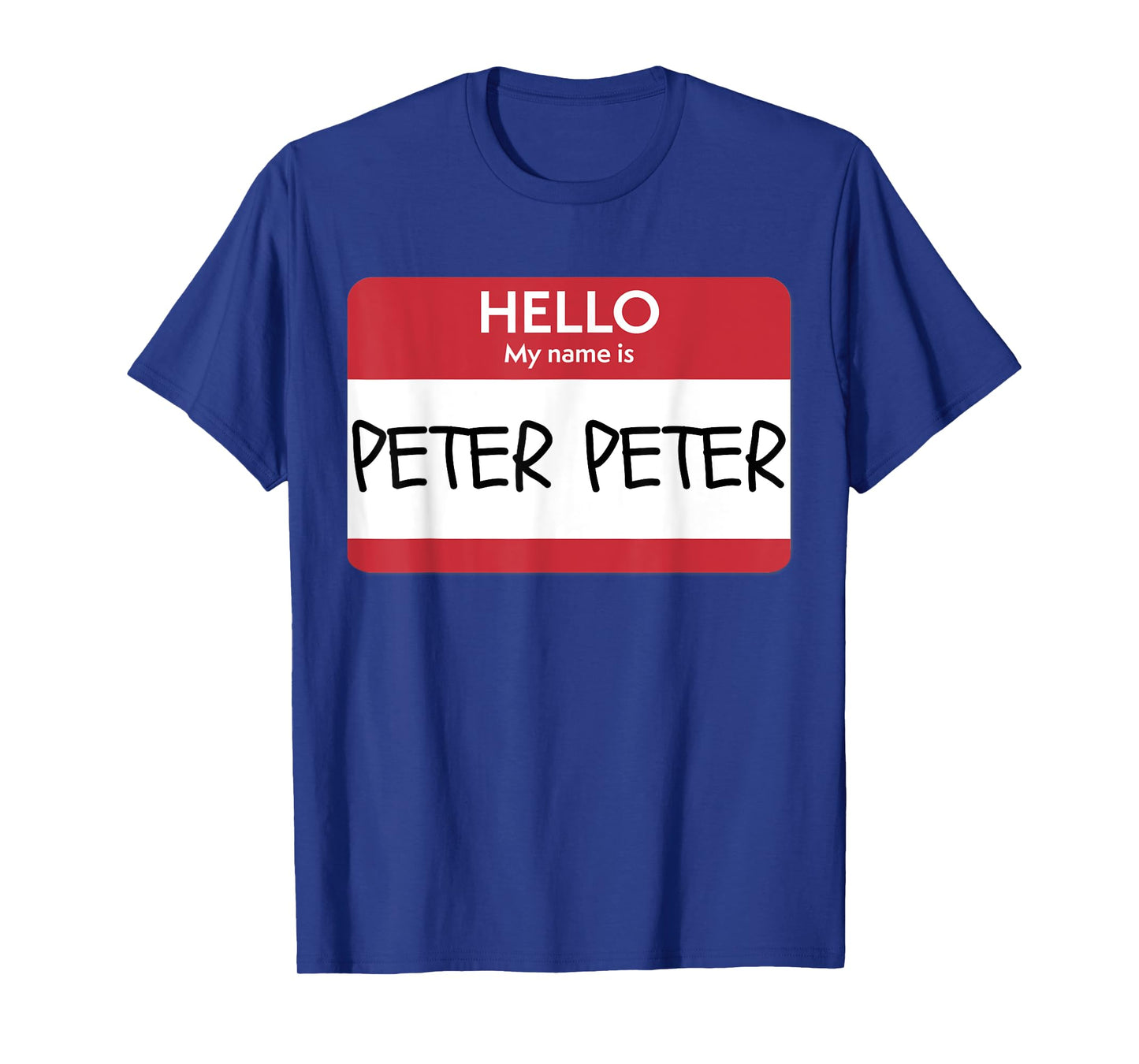 "Hello My Name Is Peter Peter" Funny Halloween T-Shirt