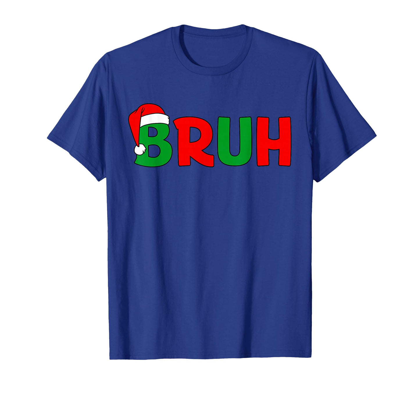 Bruh Christmas Kids Teens Boys Funny Christmas Humor Meme T-Shirt
