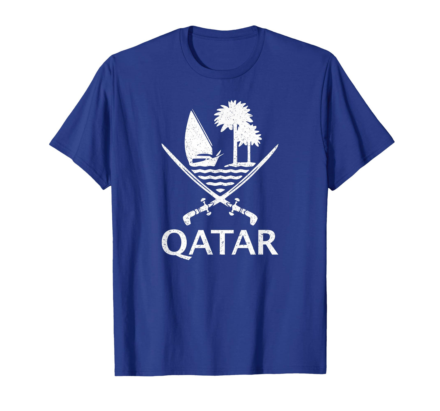 QATAR FLAG QATARI EMBLEM ARMS T-Shirt
